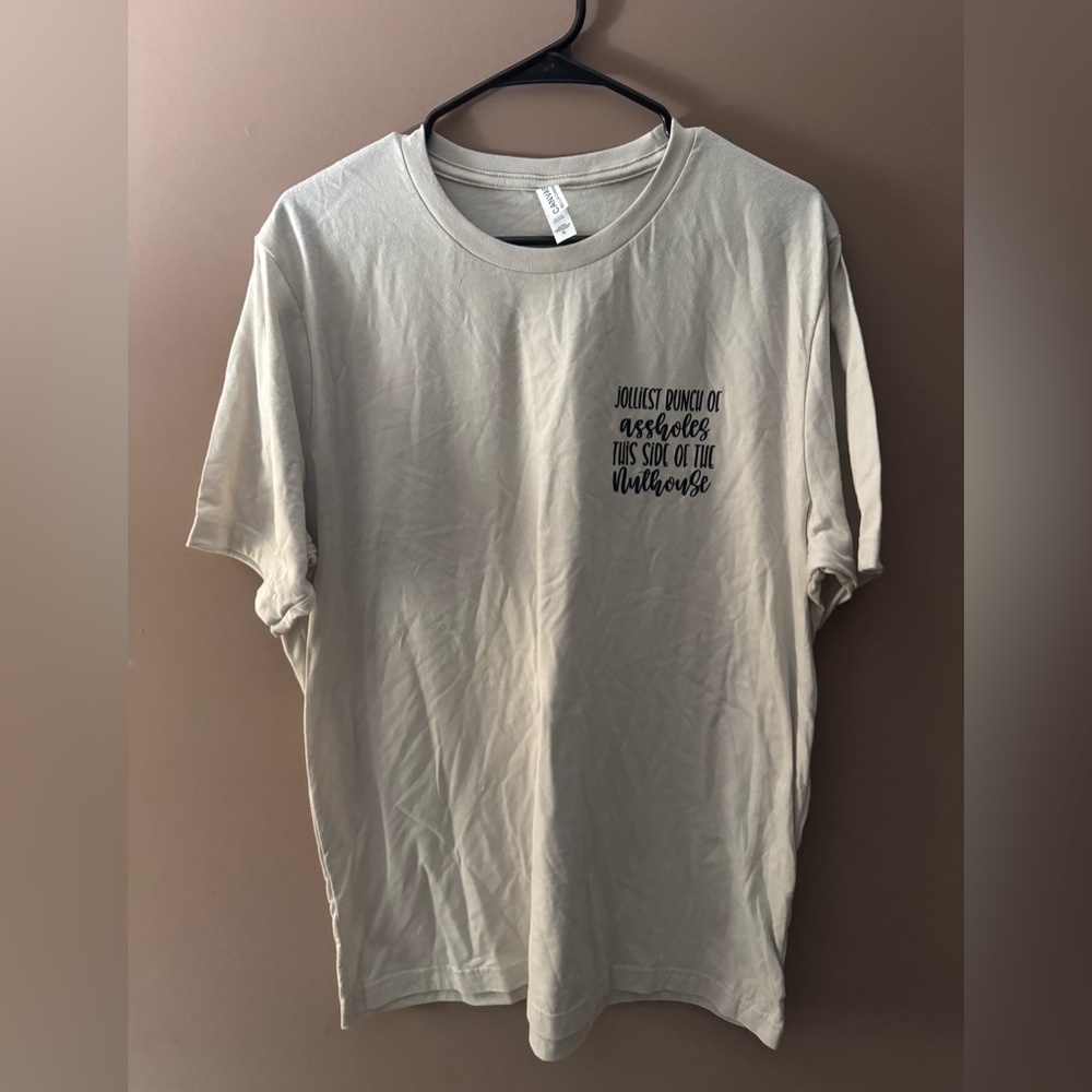 Bella Canvas Light Tan Graphic Holiday Tee